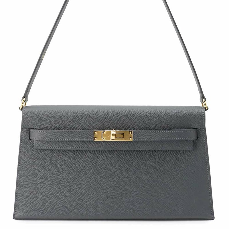 エルメス クラッチバッグ ケリーエラン アルドワーズ/ゴールド金具 エプソン W刻印 2wayショルダー