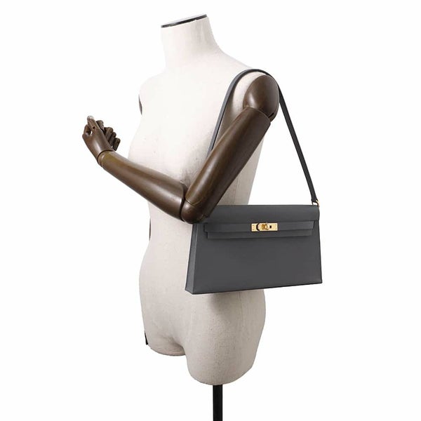 エルメス クラッチバッグ ケリーエラン アルドワーズ/ゴールド金具 エプソン W刻印 2wayショルダー