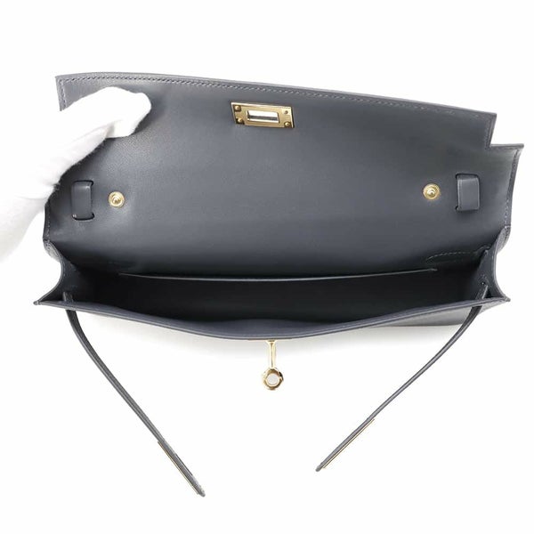 エルメス クラッチバッグ ケリーエラン アルドワーズ/ゴールド金具 エプソン W刻印 2wayショルダー