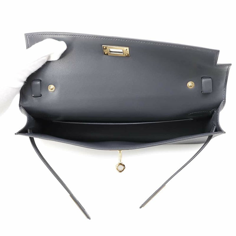 エルメス クラッチバッグ ケリーエラン アルドワーズ/ゴールド金具 エプソン W刻印 2wayショルダー