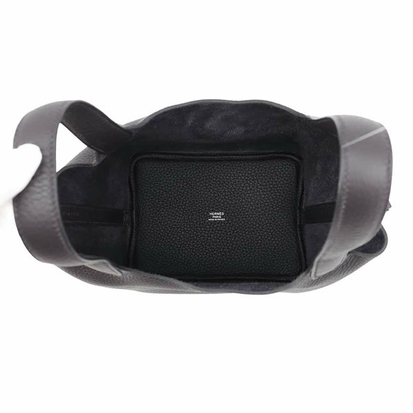 エルメス ハンドバッグ ピコタンロックPM プルノワール/シルバー金具 トリヨンクレマンス W刻印