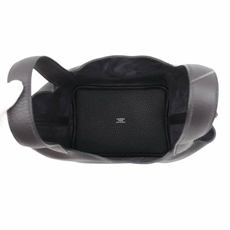 エルメス ハンドバッグ ピコタンロックPM プルノワール/シルバー金具 トリヨンクレマンス W刻印