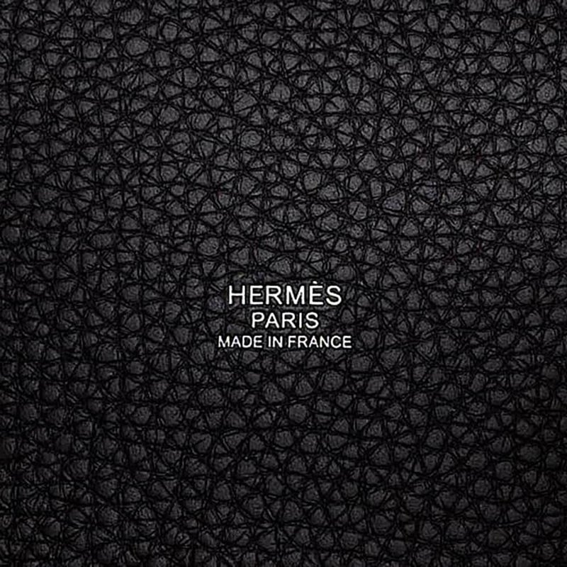 エルメス ハンドバッグ ピコタンロックPM プルノワール/シルバー金具 トリヨンクレマンス W刻印