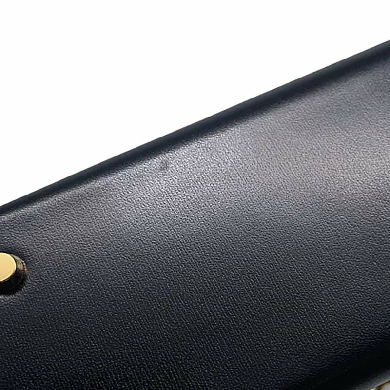 エルメス ハンドバッグ ミニケリー2 外縫い ブラック/ゴールド金具 ボックスカーフ U刻印 2wayショルダー 黒