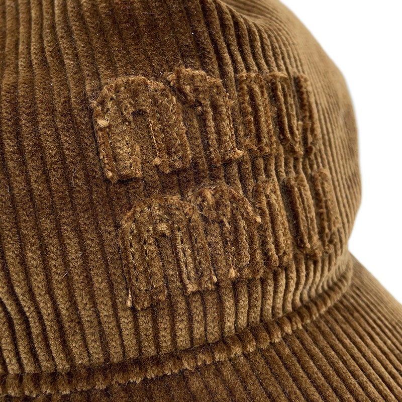 ミュウミュウ キャップ ロゴ コーデュロイ 5HC179 サイズL Miu Miu CAP