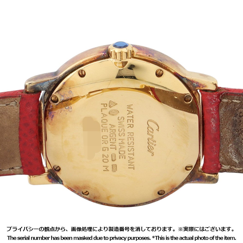 カルティエ マストドゥカルティエ ロンド W1006922 Cartier 腕時計 白