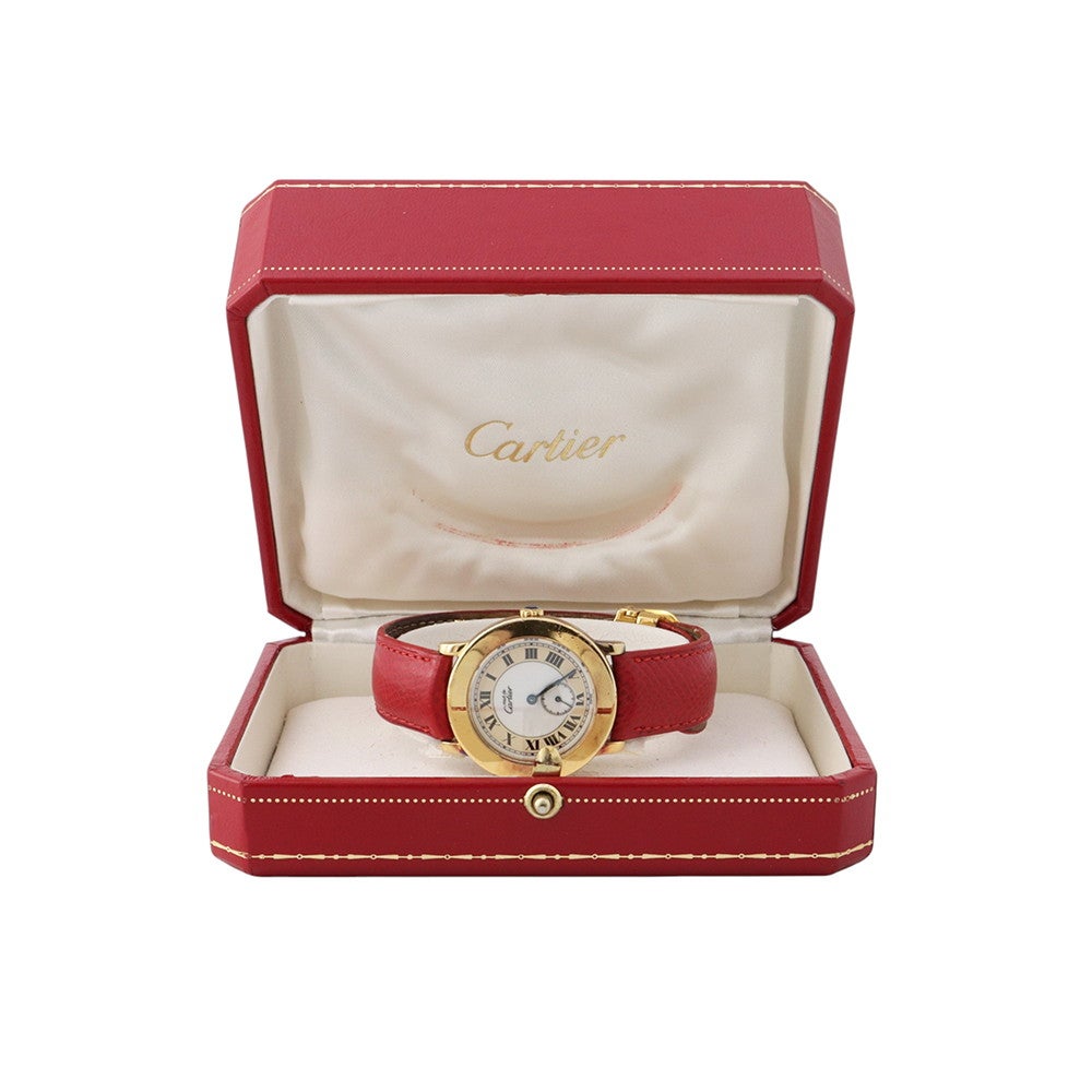 カルティエ マストドゥカルティエ ロンド W1006922 Cartier 腕時計 白