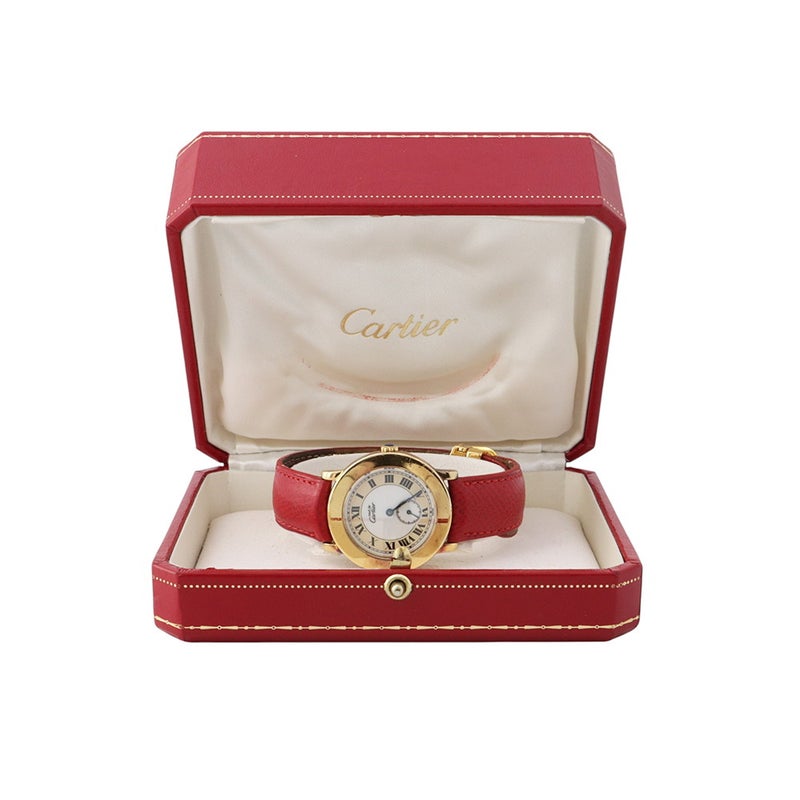 カルティエ マストドゥカルティエ ロンド W1006922 Cartier 腕時計 白文字盤