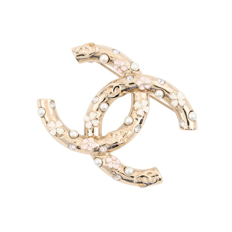 シャネル ブローチ ココマーク フラワー メタル B22 S CHANEL アクセサリー