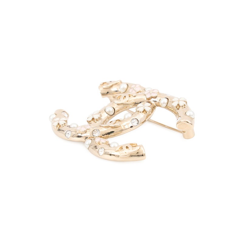 シャネル ブローチ ココマーク フラワー メタル B22 S CHANEL アクセサリー