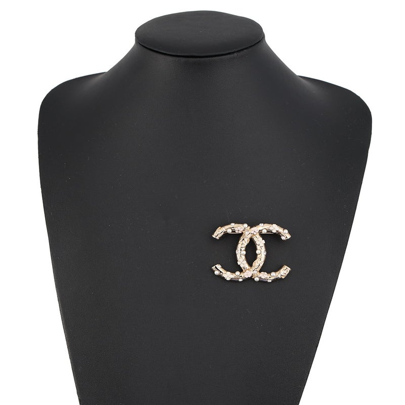 シャネル ブローチ ココマーク フラワー メタル B22 S CHANEL アクセサリー