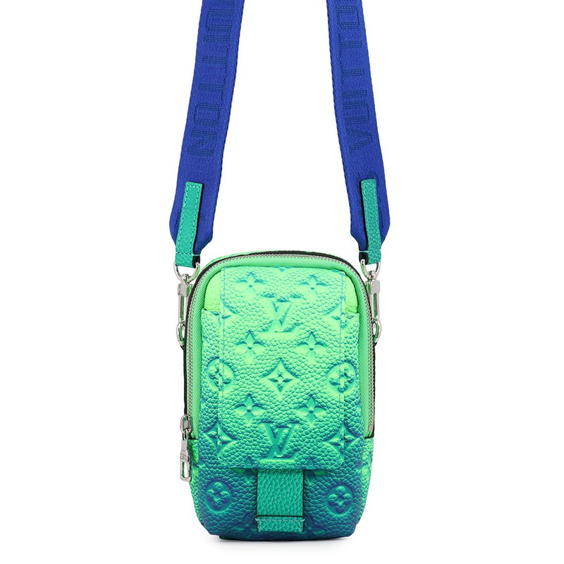 ルイヴィトン ショルダーバッグ ダブル・フォンポーチ イリュージョン トリヨンレザー M81223 LOUIS VUITTON バッグ メンズ