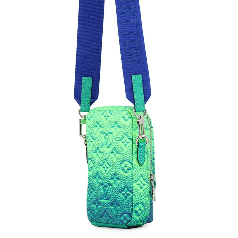 ルイヴィトン ショルダーバッグ ダブル・フォンポーチ イリュージョン トリヨンレザー M81223 LOUIS VUITTON バッグ メンズ