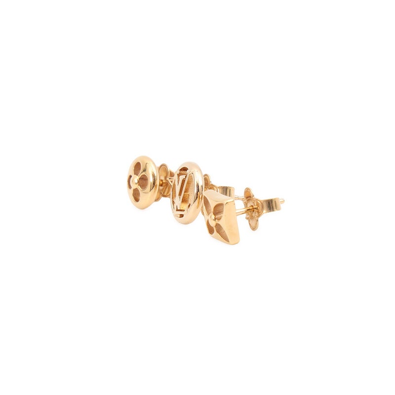 ルイヴィトン ピアス  3点セット ブックレドレイユ・クレイジー イン ロック M00395 LOUIS VUITTON アクセサリー