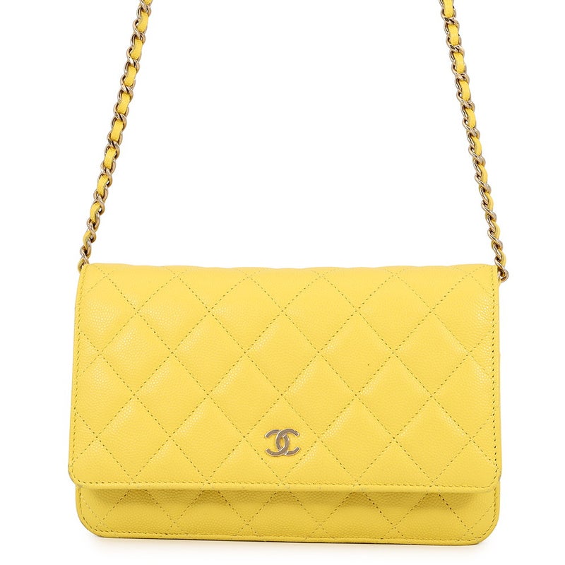 シャネル チェーンウォレット クラシック マトラッセ ココマーク キャビアスキン AP0250 CHANEL 財布
