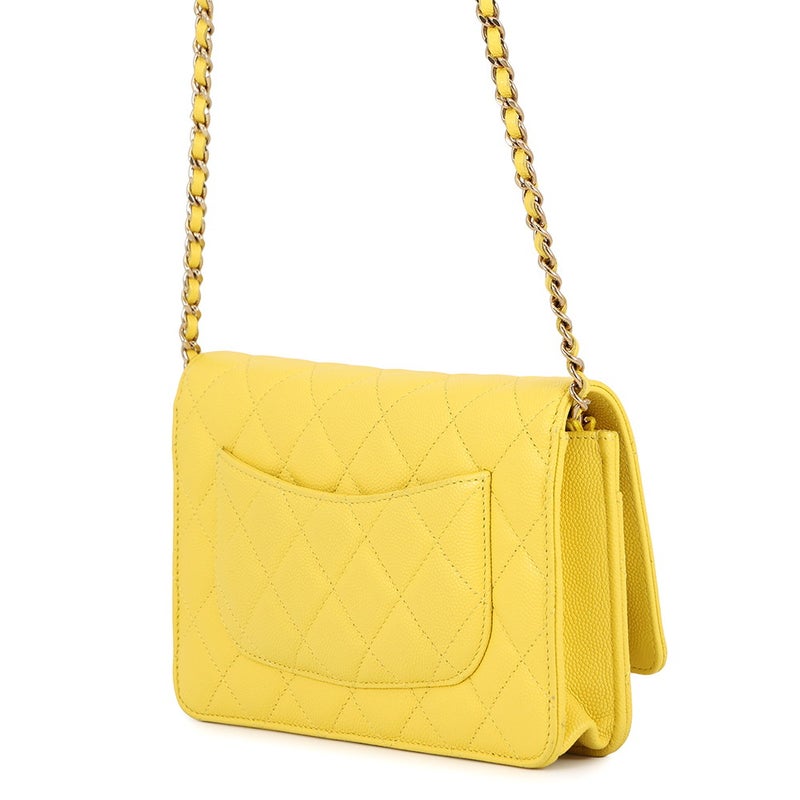 シャネル チェーンウォレット クラシック マトラッセ ココマーク キャビアスキン AP0250 CHANEL 財布