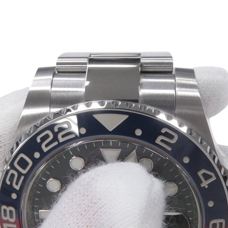 ロレックス GMTマスター2 デイト ランダムシリアル ルーレット 126710BLRO ROLEX 腕時計 黒文字盤