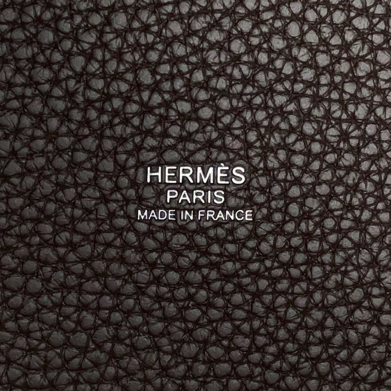 エルメス ハンドバッグ ピコタンロックPM ベブラン/シルバー金具 トリヨンクレマンス K刻印 HERMES トートバッグ バイブラン