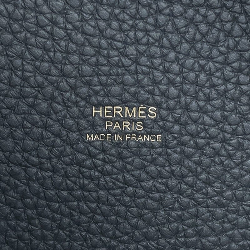 エルメス ハンドバッグ ピコタンロックPM グリミスティ/シャンパンゴールド金具 トリヨンクレマンス G刻印 HERMES トートバッグ