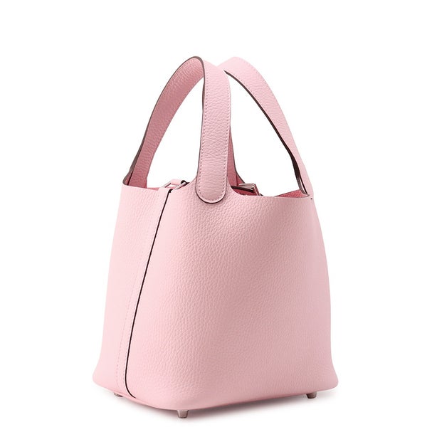 エルメス ハンドバッグ ピコタンロックPM ローズサクラ/シルバー金具 トリヨンクレマンス K刻印 HERMES トートバッグ