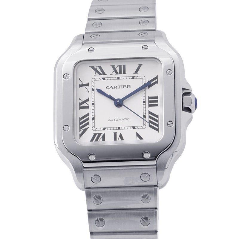 カルティエ サントス ドゥ カルティエ MM WSSA0029 Cartier 腕時計 シルバー文字盤