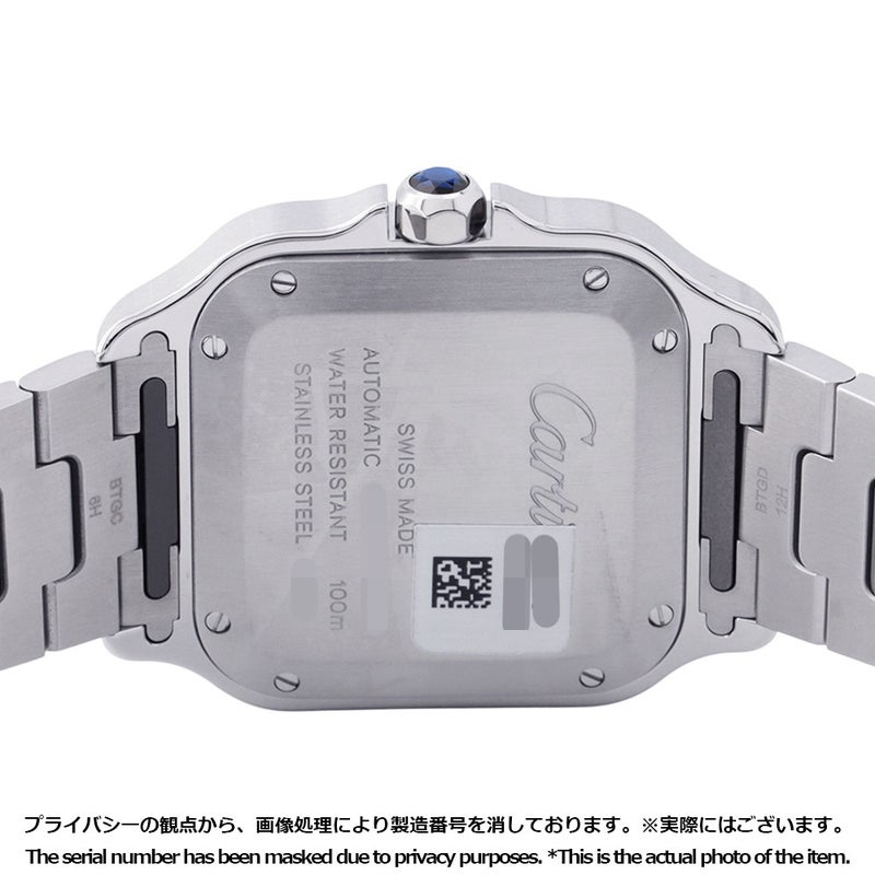 カルティエ サントス ドゥ カルティエ MM WSSA0029 Cartier 腕時計 シルバー文字盤