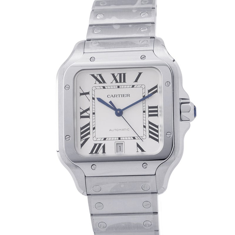 カルティエ サントス ドゥ カルティエ LM WSSA0018 Cartier 腕時計 シルバー文字盤