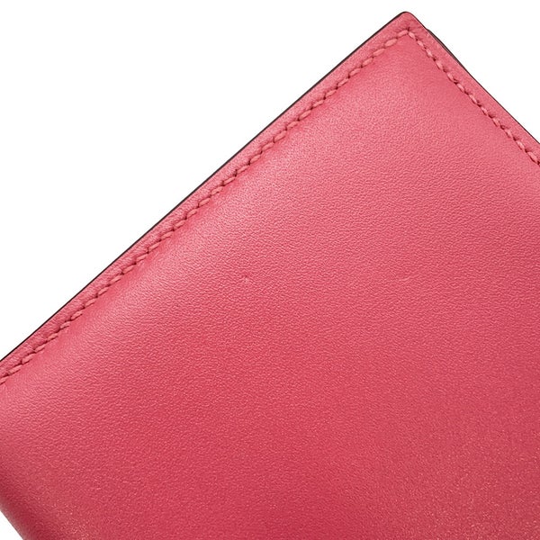 エルメス 長財布 ベアンスフレ マチ有り ローズリップスティック/ゴールド金具 タデラクト C刻印 財布