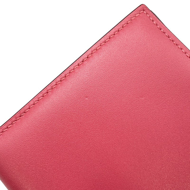 エルメス 長財布 ベアンスフレ マチ有り ローズリップスティック/ゴールド金具 タデラクト C刻印 財布