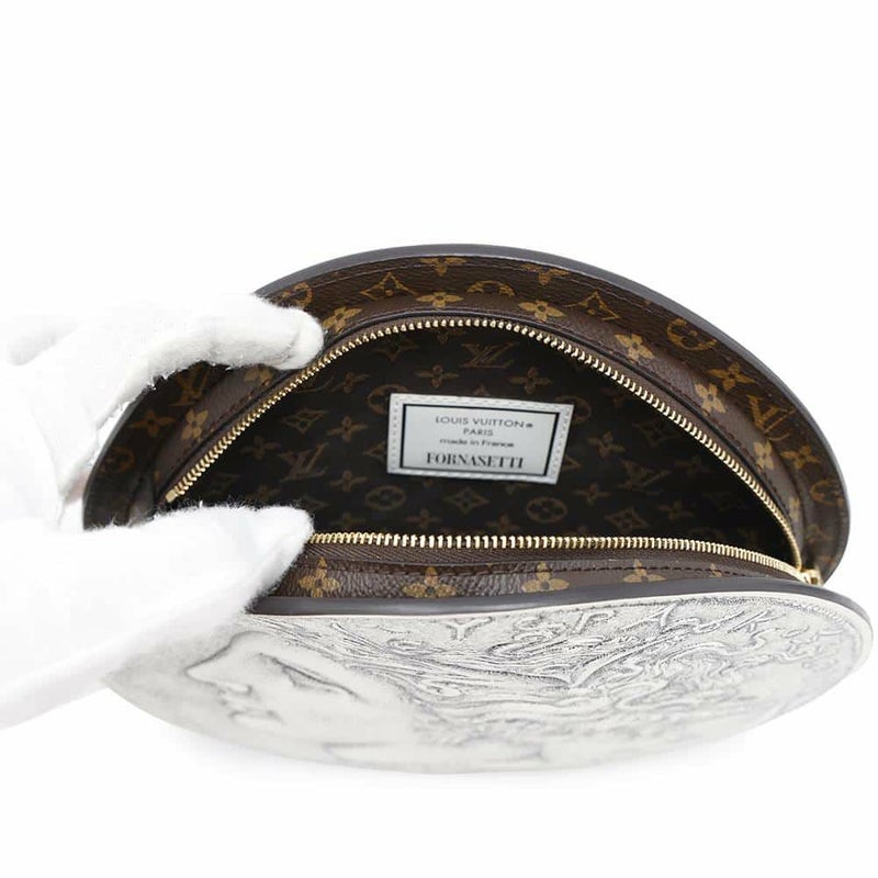 ルイヴィトン ショルダーバッグ モノグラム フォルナセッティ ファイス・ポシェット M80920 2way 白