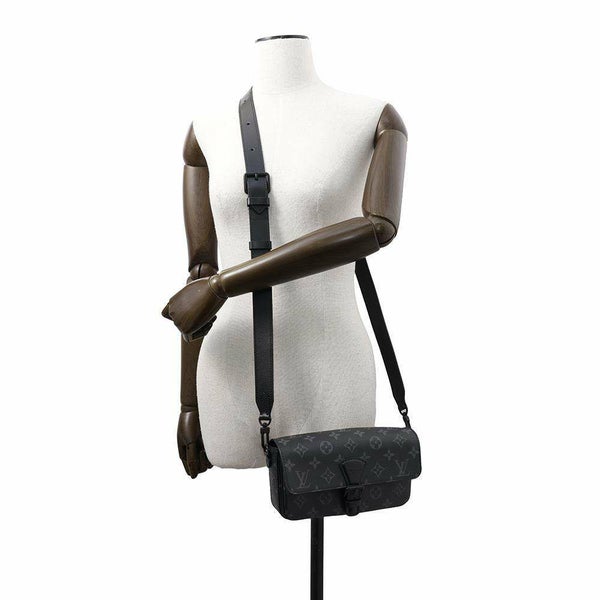 ルイヴィトン ショルダーバッグ モノグラム・エクリプス モンスリ・ウェアラブル ウォレット M83567 ブラック 黒