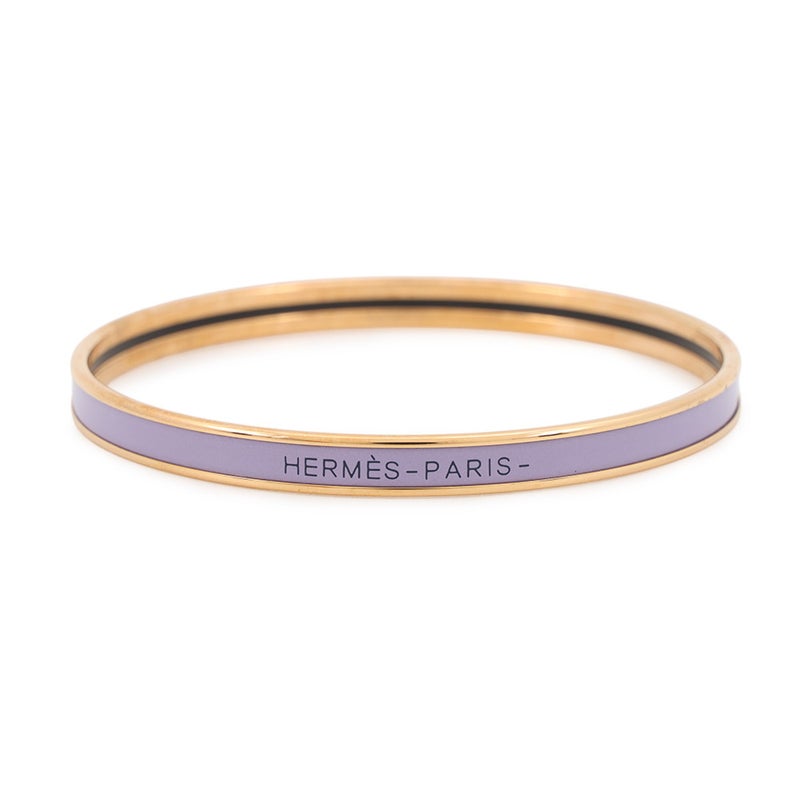エルメス バングル エナメルブレスレット ユニ リラ/ゴールド金具 HERMES アクセサリー