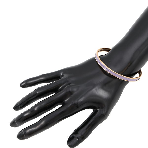 エルメス バングル エナメルブレスレット ユニ リラ/ゴールド金具 HERMES アクセサリー