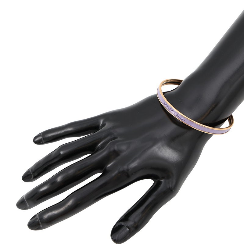 エルメス バングル エナメルブレスレット ユニ リラ/ゴールド金具 HERMES アクセサリー