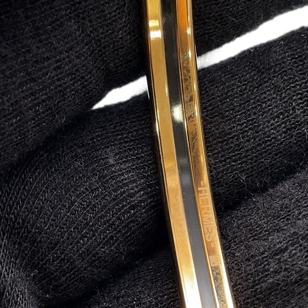 エルメス バングル エナメルブレスレット ユニ リラ/ゴールド金具