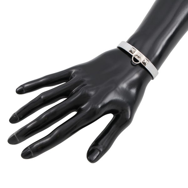 エルメス ブレスレット リヴァル ミニ  アルジャン/シルバー金具 シェブルシャムキラ K刻印 サイズT2