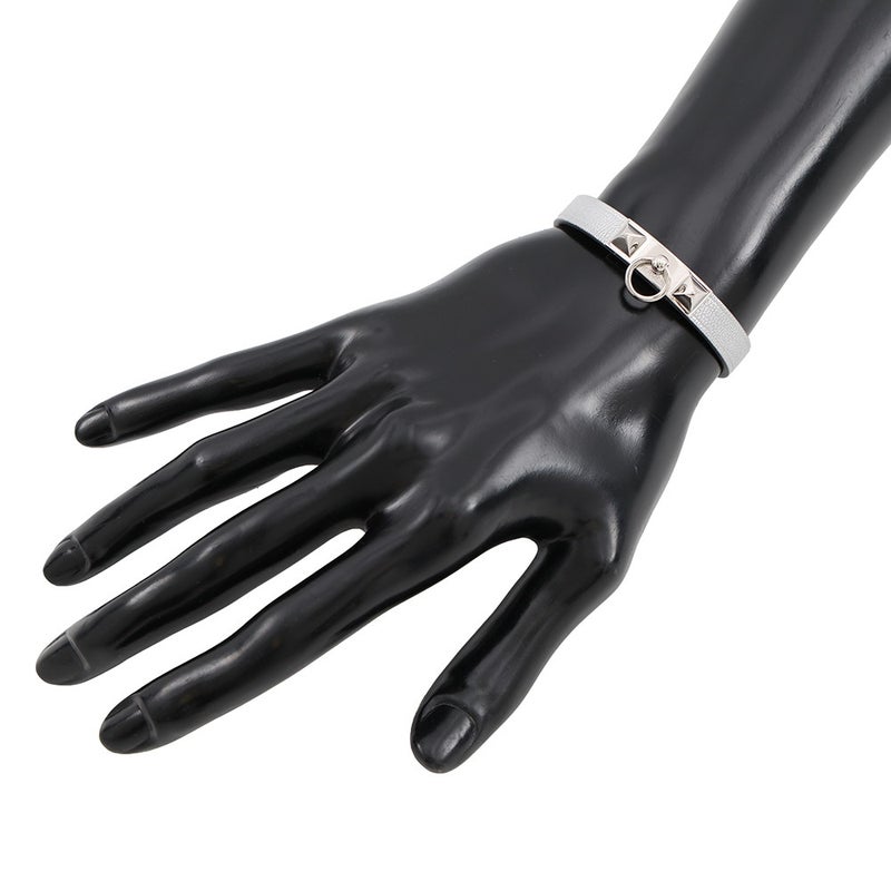 エルメス ブレスレット リヴァル ミニ  アルジャン/シルバー金具 シェブルシャムキラ K刻印 サイズT2