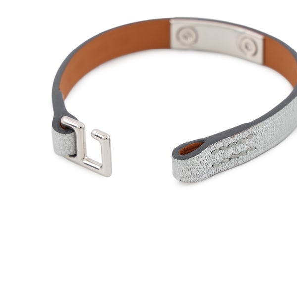 エルメス ブレスレット リヴァル ミニ  アルジャン/シルバー金具 シェブルシャムキラ K刻印 サイズT2