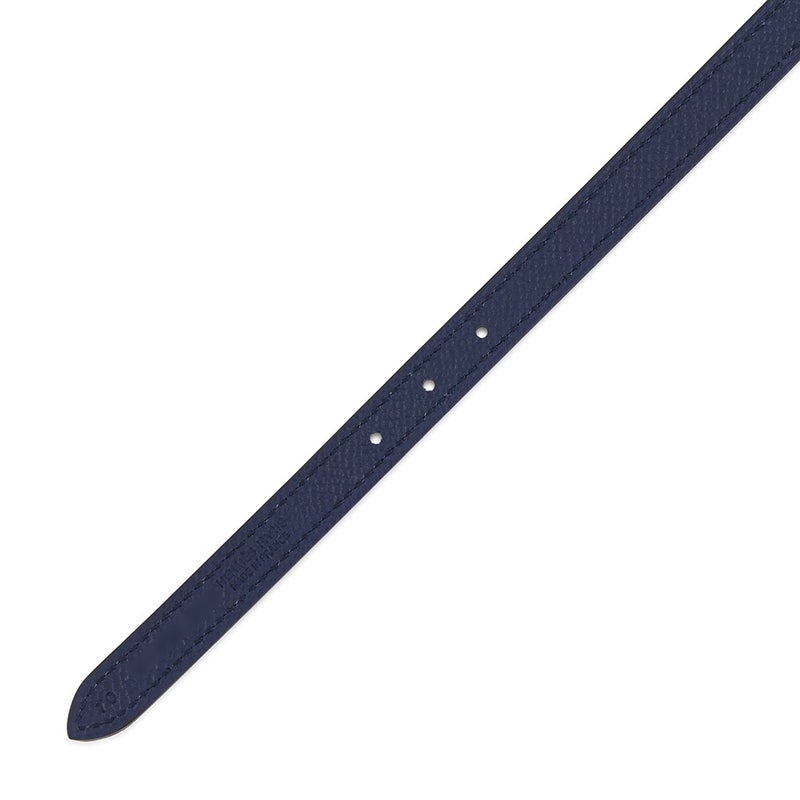 エルメス ベルト マイヨンH リバーシブルヴェールヴェロネーゼ/ブルーサフィール/シルバー金具 スイフト/エプソンW刻印 サイズ70