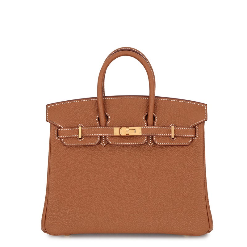 エルメス バーキン25 ゴールド/ゴールド金具 トゴ G刻印 HERMES Birkin ハンドバッグ