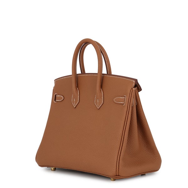 エルメス バーキン25 ゴールド/ゴールド金具 トゴ G刻印 HERMES Birkin ハンドバッグ