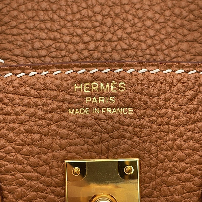 エルメス バーキン25 ゴールド/ゴールド金具 トゴ G刻印 HERMES Birkin ハンドバッグ