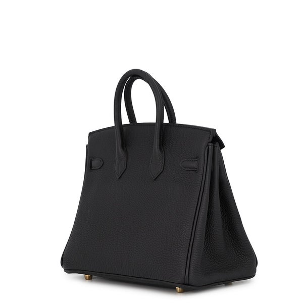 エルメス バーキン25 ブラック/ゴールド金具 トゴ G刻印 HERMES Birkin ハンドバッグ 黒
