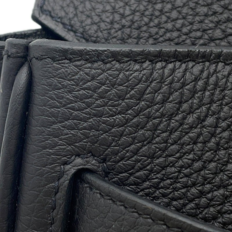 エルメス バーキン25 ブラック/ゴールド金具 トゴ G刻印 HERMES Birkin ハンドバッグ 黒