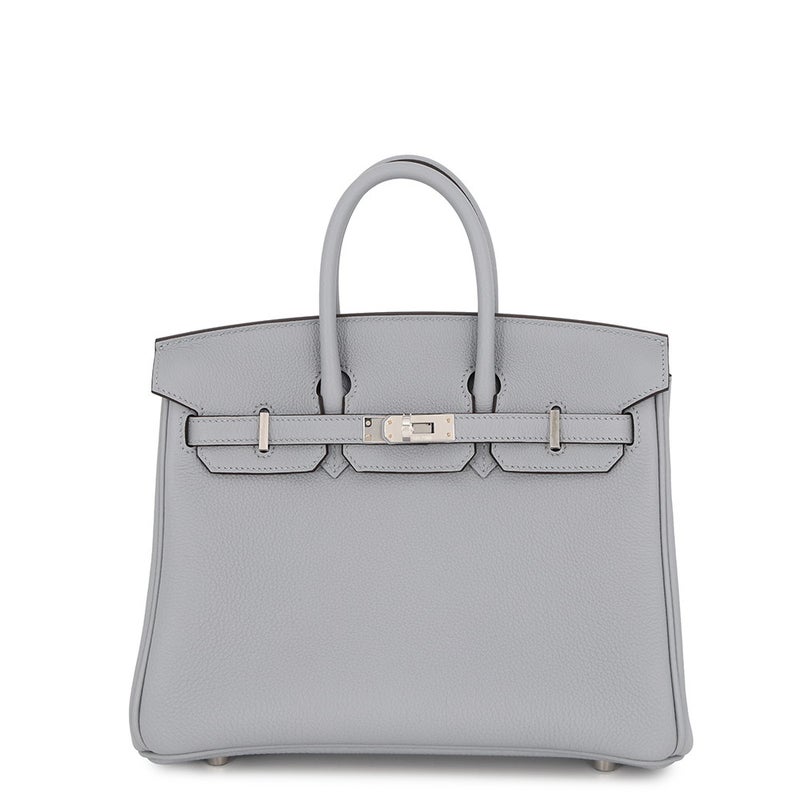 エルメス バーキン25 グリパンタン/シルバー金具 トゴ G刻印 HERMES Birkin ハンドバッグ