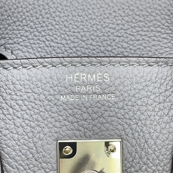 エルメス バーキン25 グリパンタン/シルバー金具 トゴ G刻印 HERMES Birkin ハンドバッグ