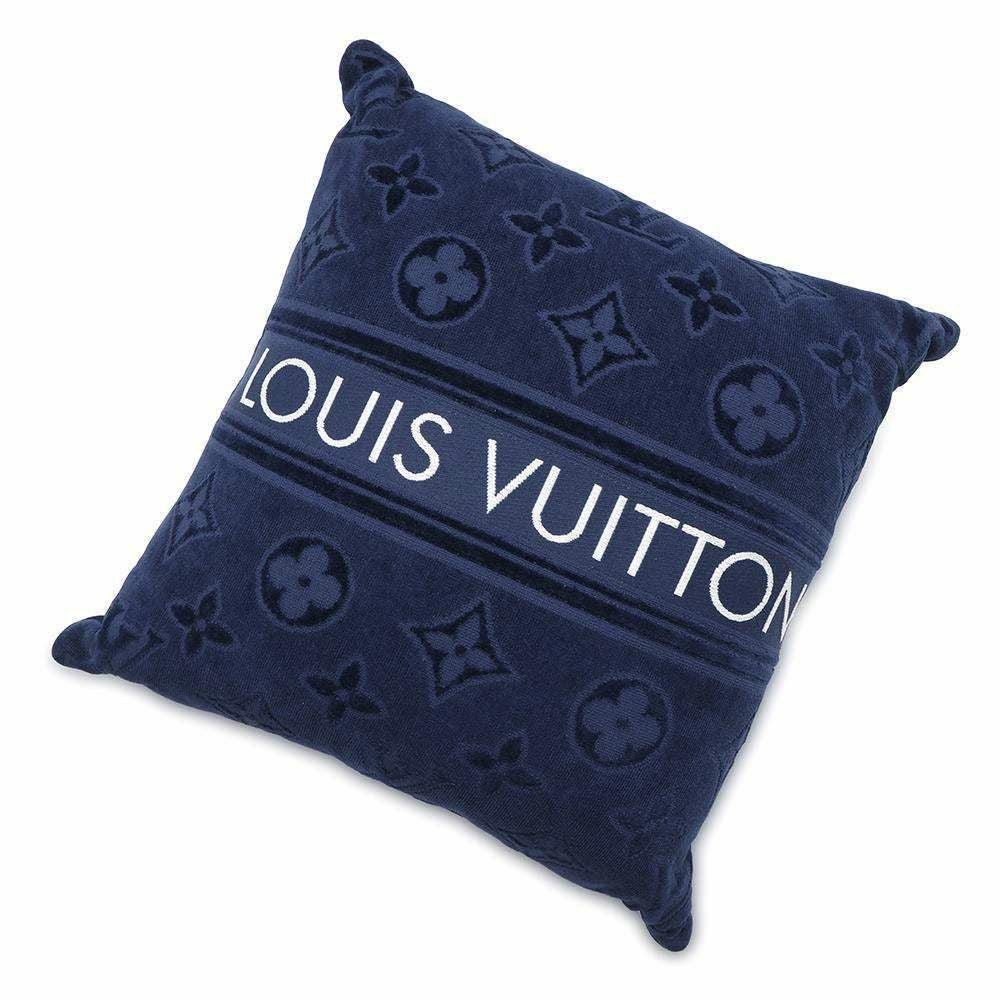 ルイヴィトン クッション M77782 LOUIS VUITTON ルイヴィトン クッション クッサン LV バケーション コットン M77782