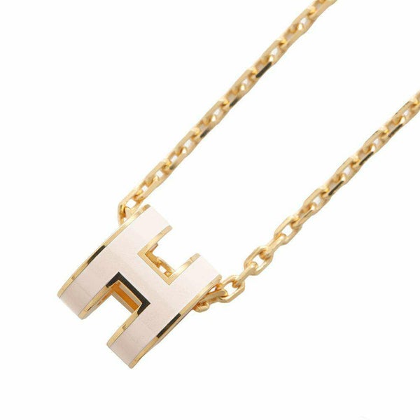 エルメス ネックレス ミニ・ポップアッシュ ローズドラジェ/ゴールド金具 HERMES アクセサリー