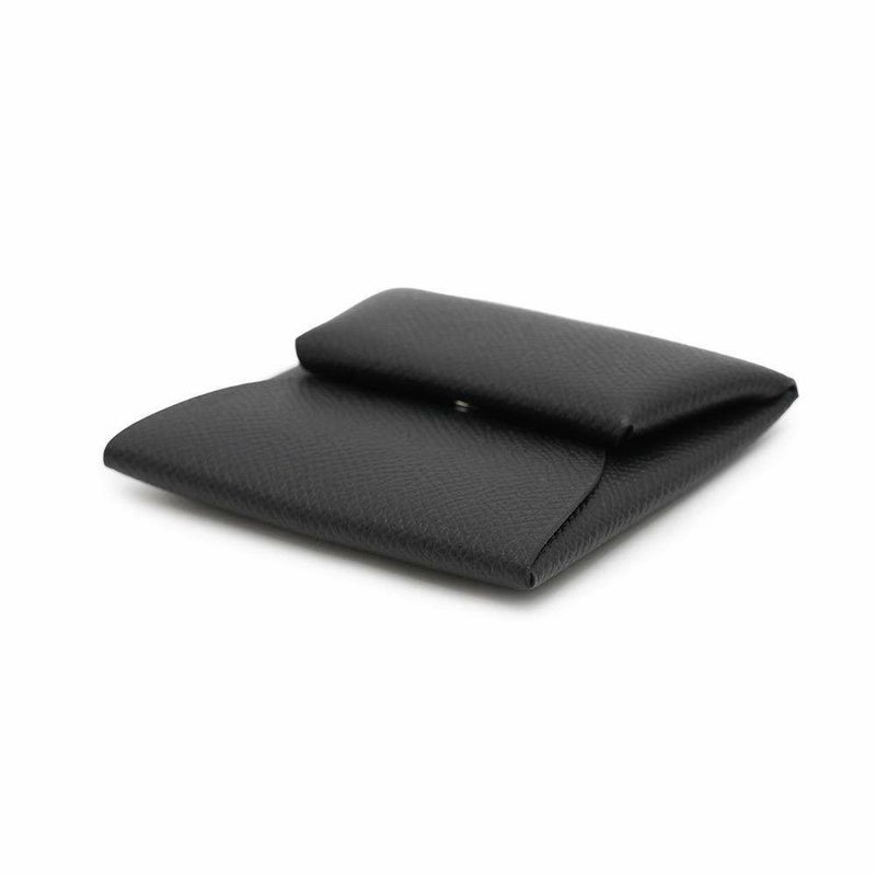 エルメス コインケース バスティア ブラック エプソン B刻印 HERMES 財布 黒