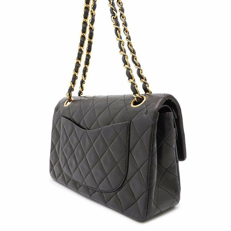 シャネル チェーンショルダーバッグ マトラッセ23 ココマーク ダブルチェーン A01113 CHANEL バッグ 黒